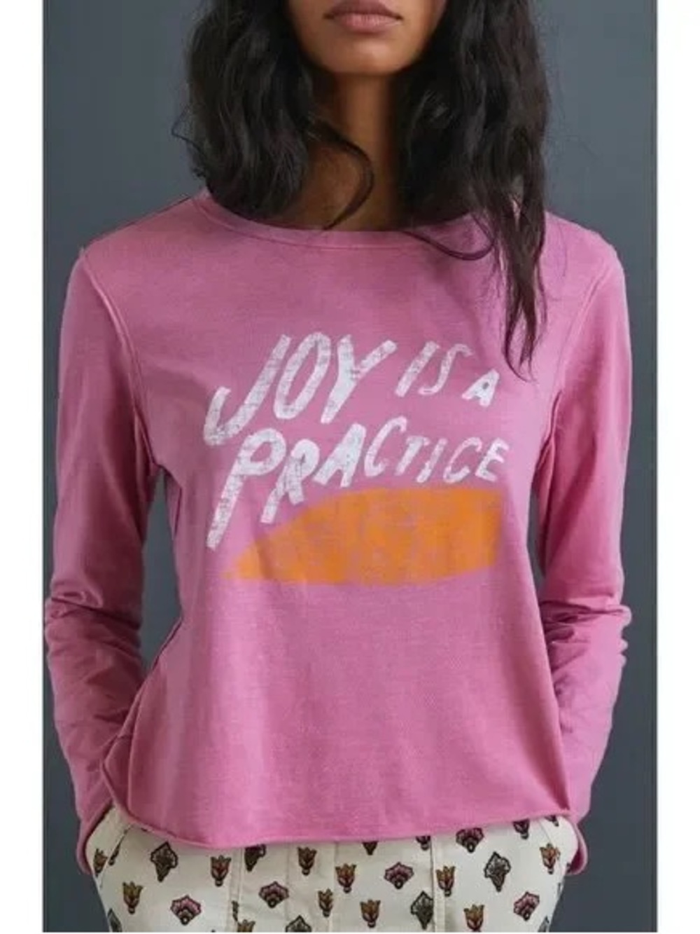 Anthropologie Joy is a Practice Graphic Tee